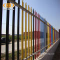 2.4m galvanized steel security europe palisade fence panels